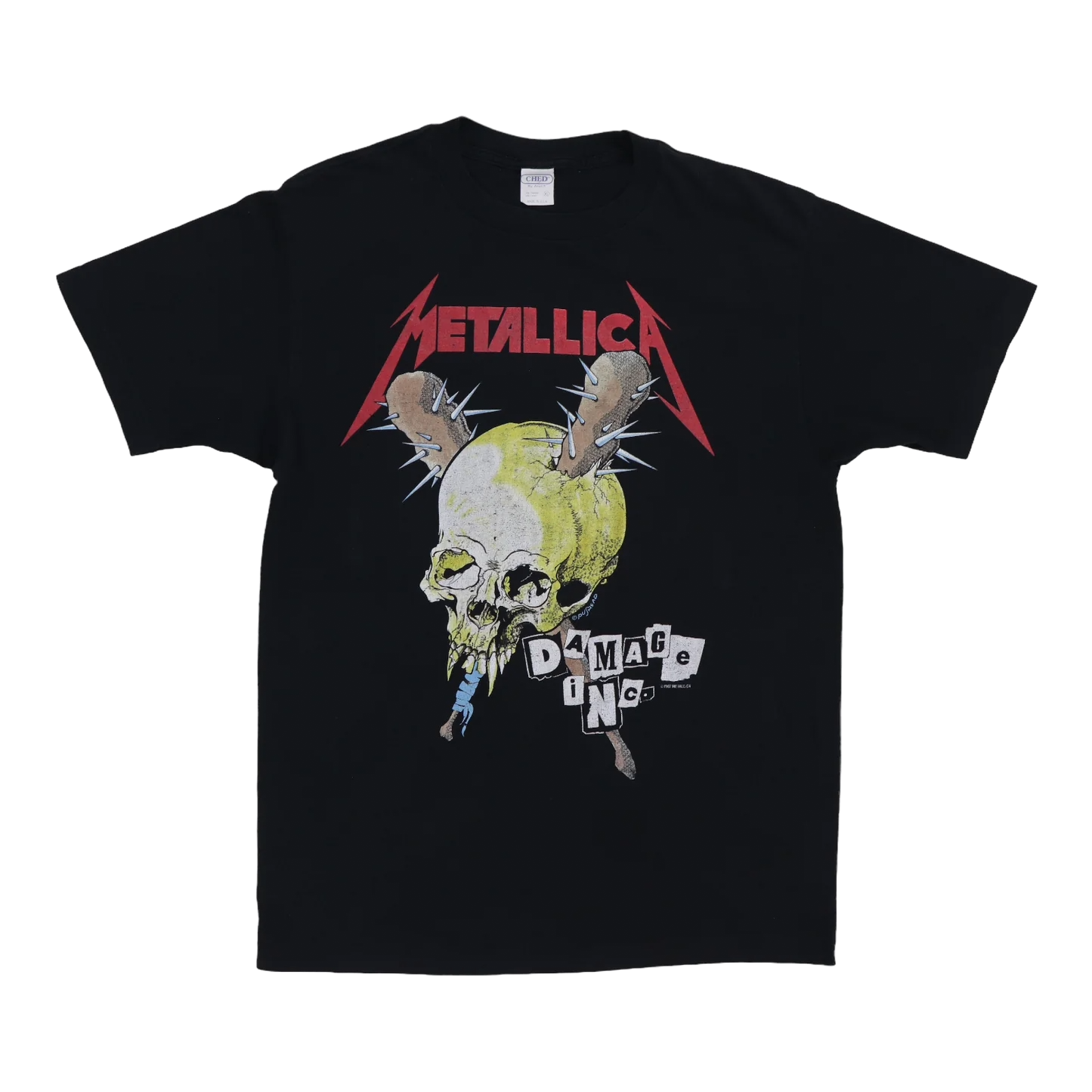 1987 METALLICA DAMAGE INC. TOUR T-SHIRT