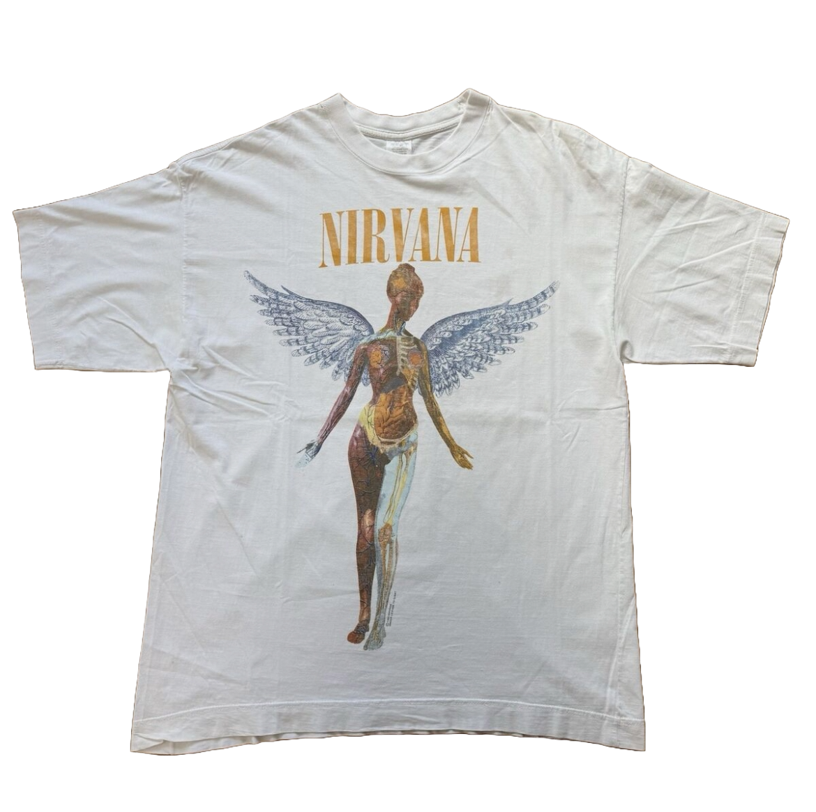 1994 NIRVANA IN UTERO EUROPEAN TOUR T-SHIRT